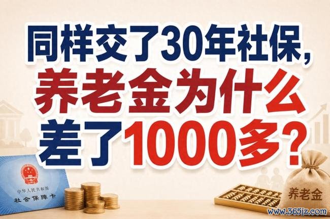 相同交社保30年 为何退休金不同